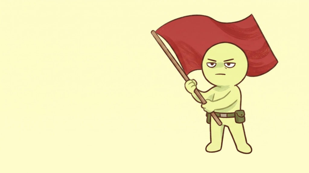 1-4 7 Tipos de Crush Que Talvez Você Devesse Evitar (Mesmo Que o Coração Não Concorde) red flag (1)